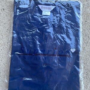 Superior Uniform Group Navy Blue Women’s Scrub Top size M